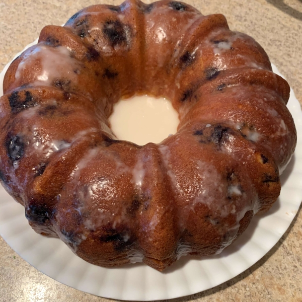 Easy Lemon-Blueberry Bundt Cake