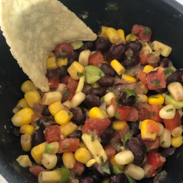 Heather's Cilantro, Black Bean, and Corn Salsa