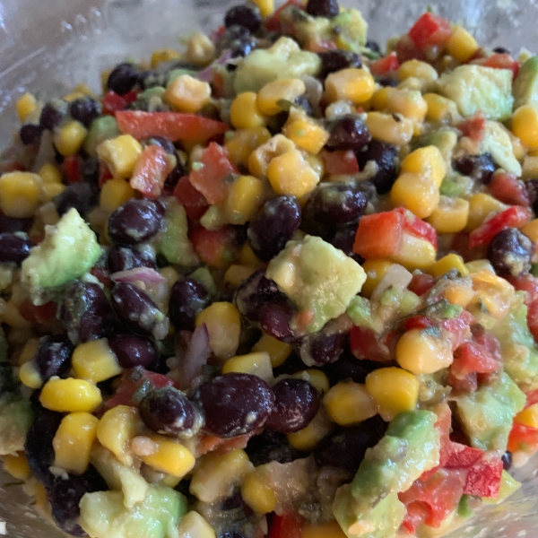 Heather's Cilantro, Black Bean, and Corn Salsa