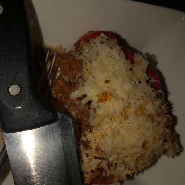 Bolognese Stuffed Bell Peppers