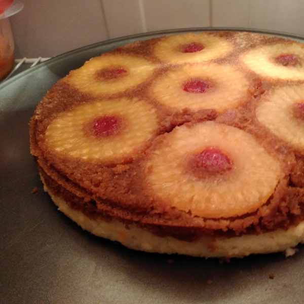 Pineapple Upside-Down Cheesecake