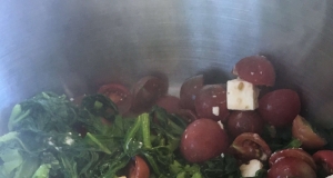 Easy Chard with Feta and Cherry Tomatoes