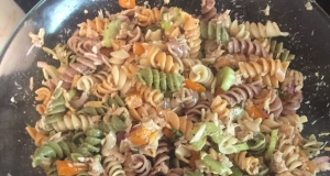 Tuna Souvlaki Pasta Salad