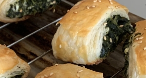 Spinach Rolls with Puff Pastry