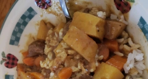 Molasses-Beef Curry