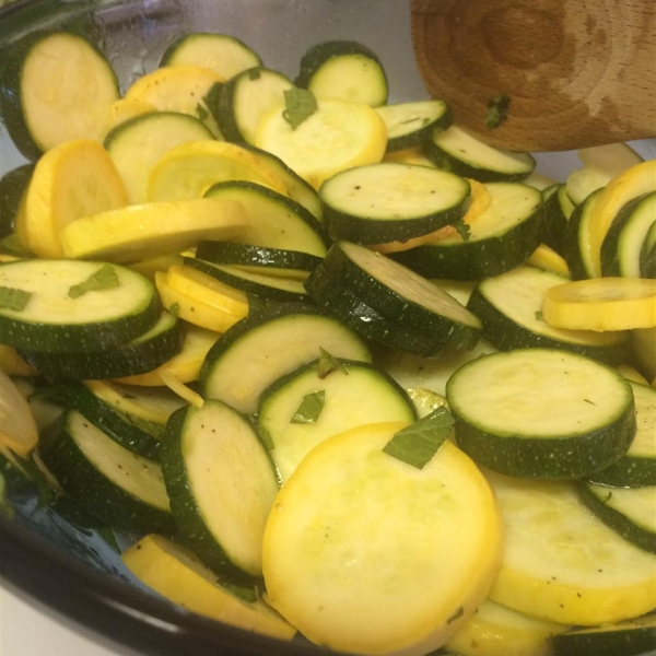 Zucchini Mint Salad