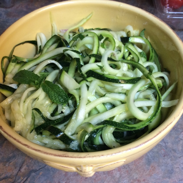 Zucchini Mint Salad