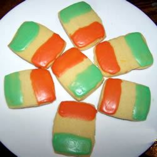 Irish Flag Cookies