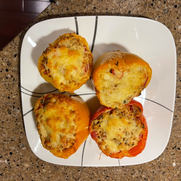 FODMAP Stuffed Peppers