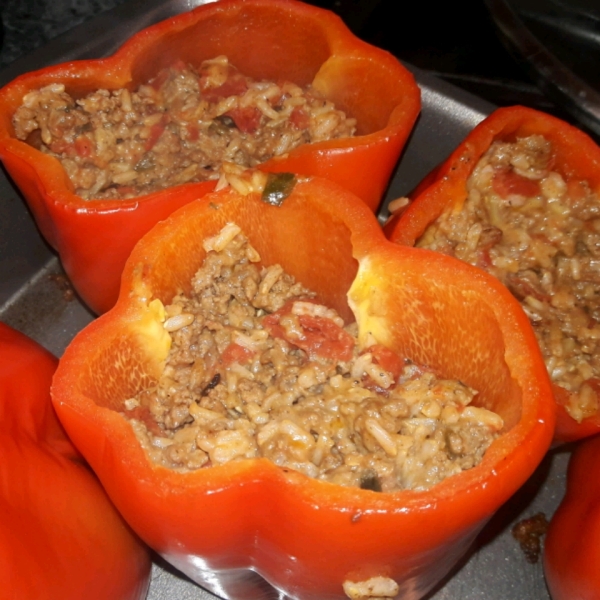 FODMAP Stuffed Peppers