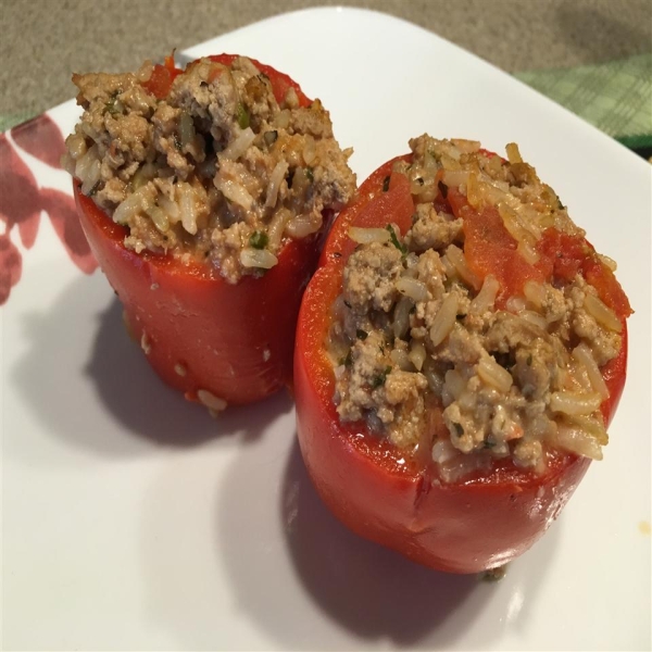 FODMAP Stuffed Peppers