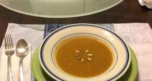 Roasted and Curried Butternut Squash Soup