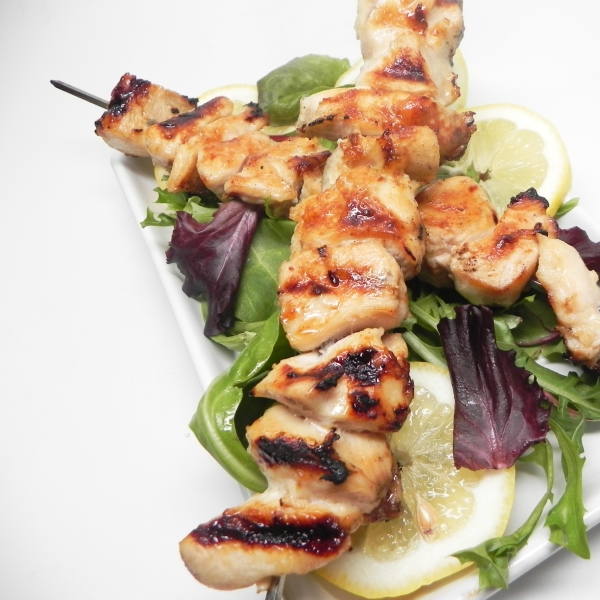 Lemon Garlic Chicken Kebabs