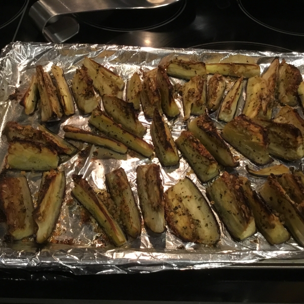 Olive Oil Roasted Eggplant with Lemon