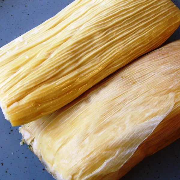 Tamales de Puerco (Red Pork Tamales)