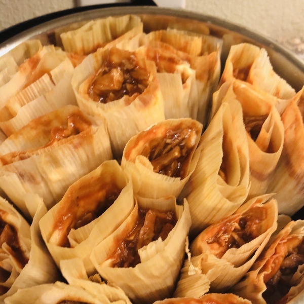 Tamales de Puerco (Red Pork Tamales)