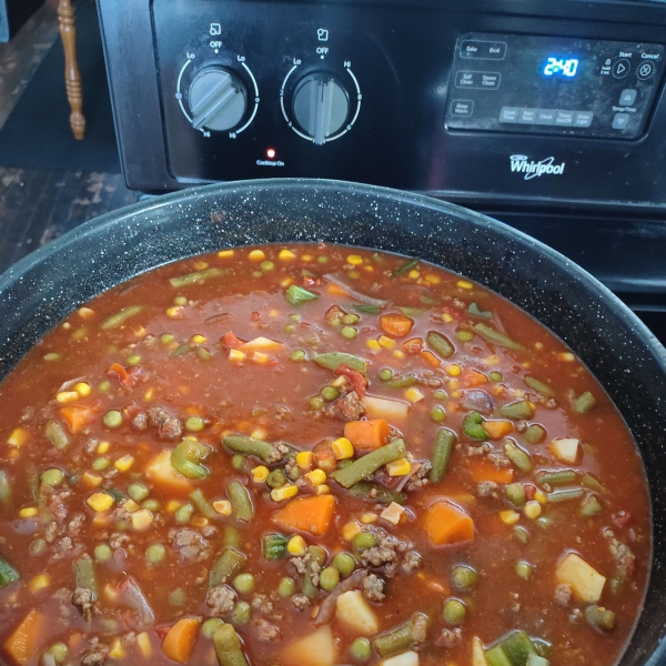 Ground Beef Vegetable Soup