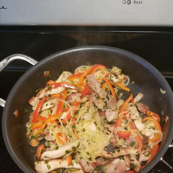 Cilantro and Pork Stir Fry