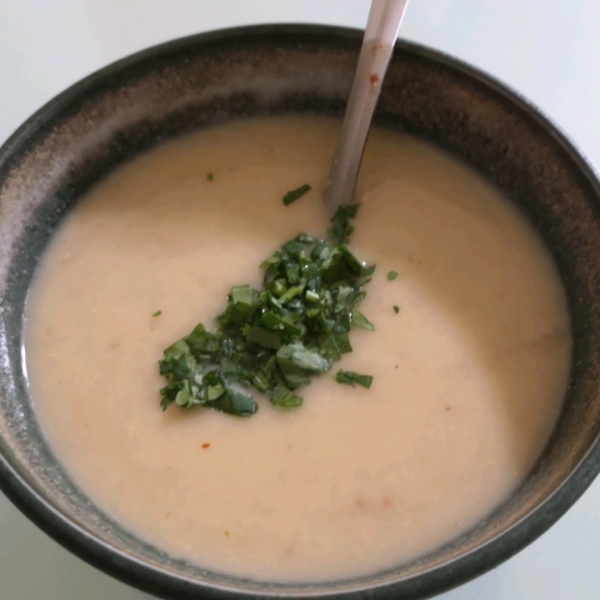 Cream of Cauliflower Soup With Bacon Gremolata