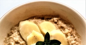 Easy Peanut Butter-Banana Oatmeal