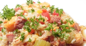 Ham and Shrimp Jambalaya