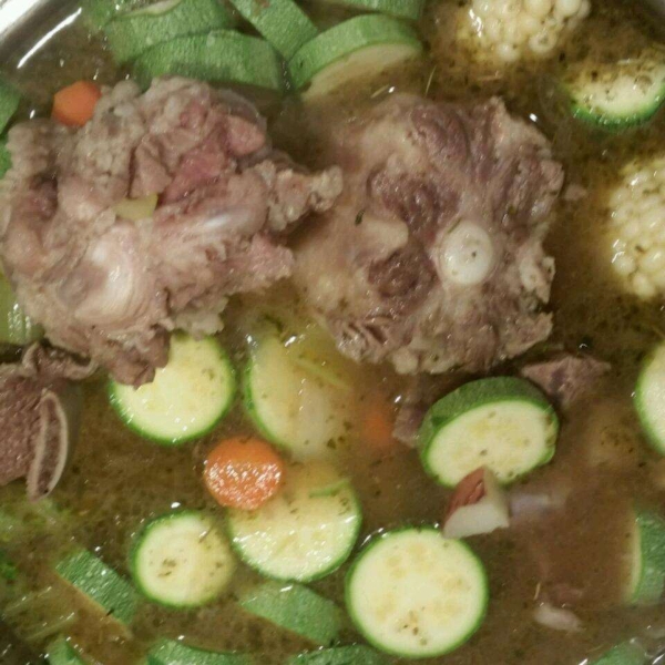 Mexican Oxtail Beef Soup