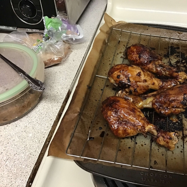 Hoisin-Glazed Chicken Thighs