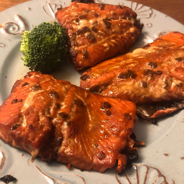 Honey-Ginger Grilled Salmon