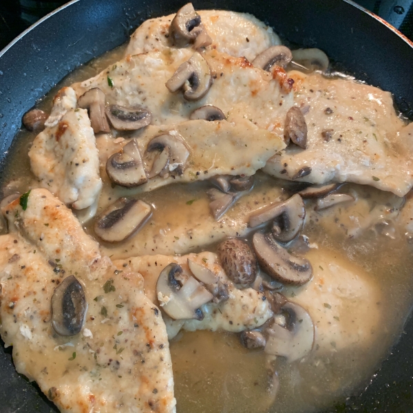 Chicken and Mushroom Saute