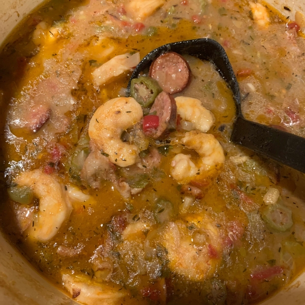 Husband's Grandmother's Shrimp Gumbo