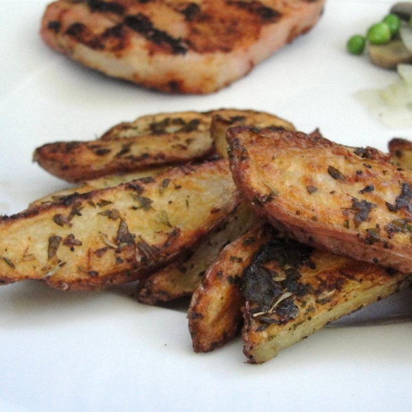 Herby Roasted Potato Wedges