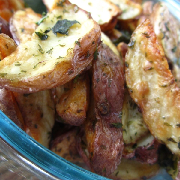 Herby Roasted Potato Wedges