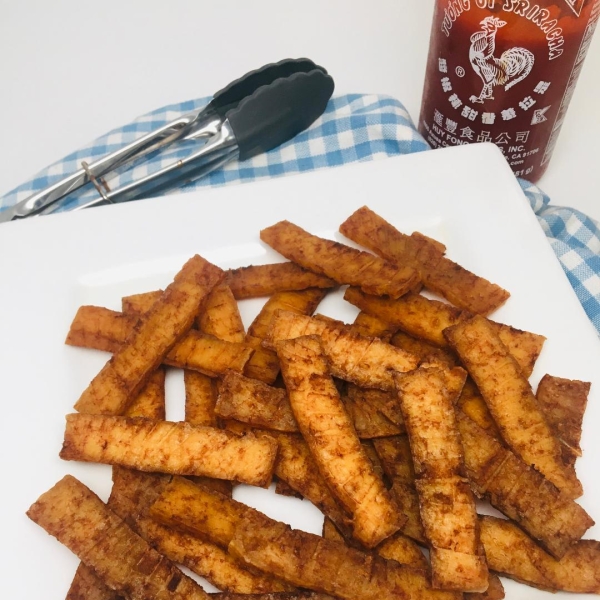 Sriracha Tofu Jerky in a Dehydrator