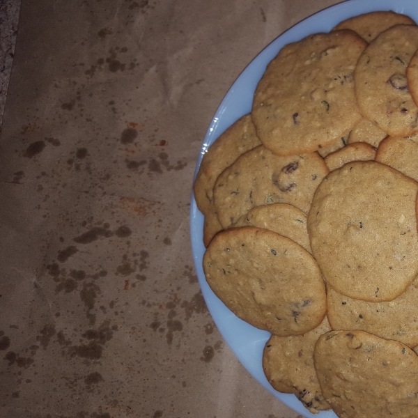 Soft Zucchini Spice Cookies