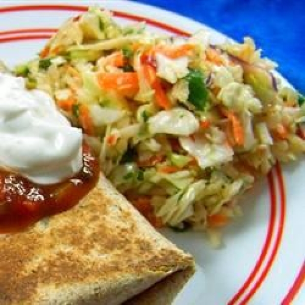 Cabbage and Jicama Slaw