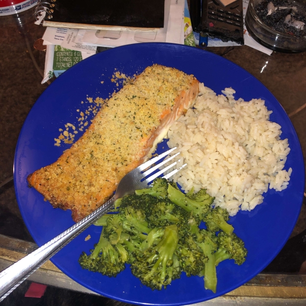 Lemon Panko-Crusted Salmon