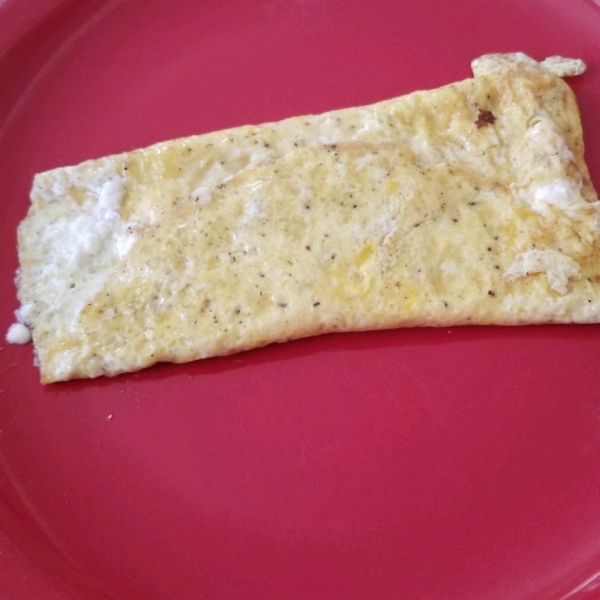 Egyptian Feta Cheese Omelet Roll