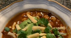 Spicy Chicken and Hominy Mexican Soup