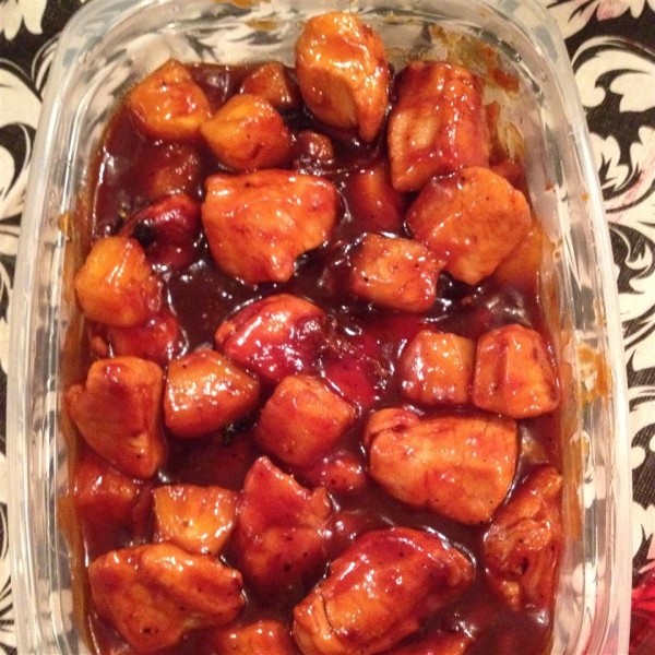 Strawberry Pineapple Chicken Bites