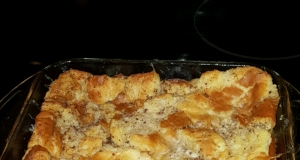 Bread Pudding with Whiskey Sauce and Fruit