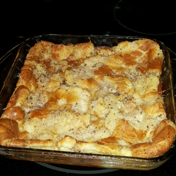 Bread Pudding with Whiskey Sauce and Fruit