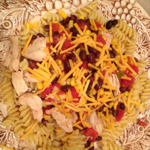 Black Bean and Corn Pasta with Chicken