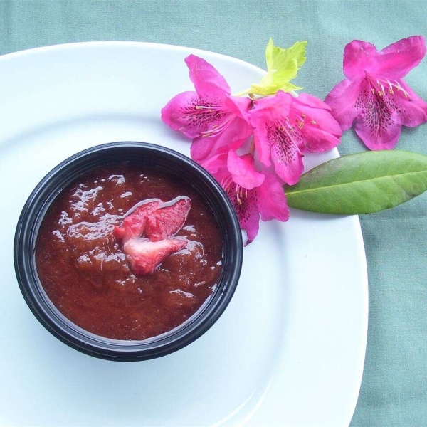 Sweetly Stewed Rhubarb