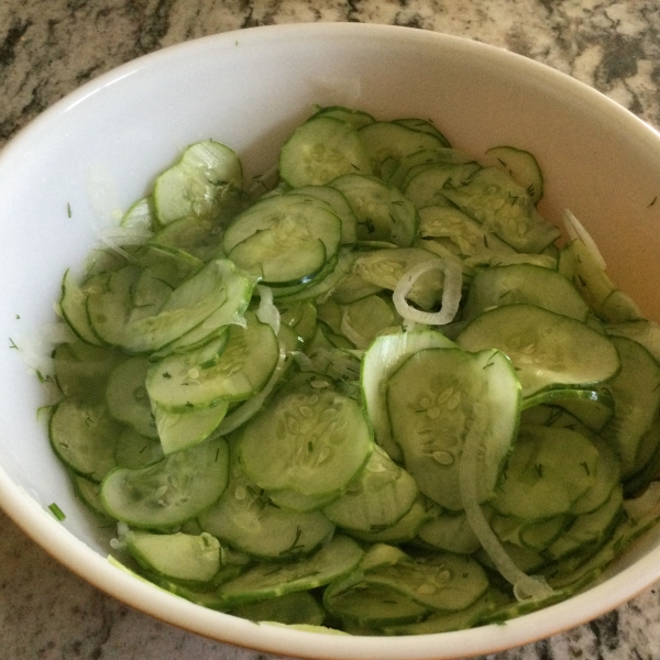 Adrienne's Cucumber Salad