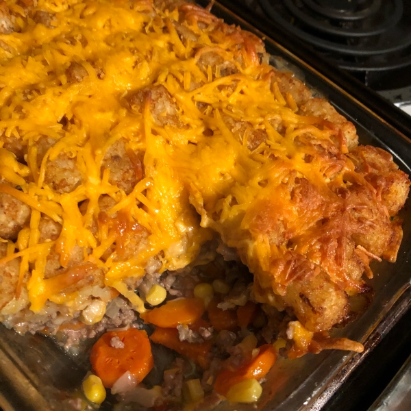 Quick and Easy Tater Tot Casserole