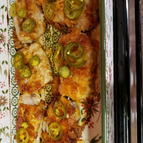 Jalapeno-Cheddar Pork Chops