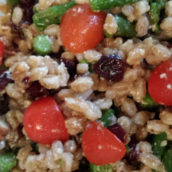 Farro Salad with Asparagus and Parmesan