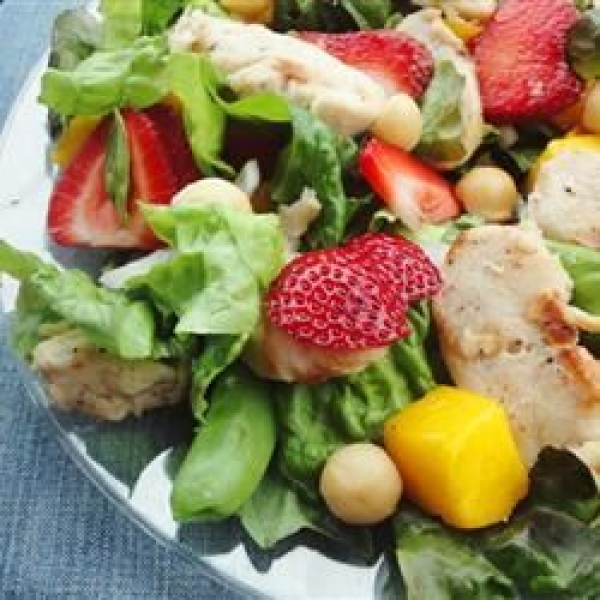 Lime-Berry Chicken Salad