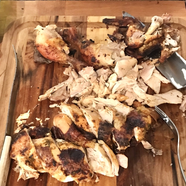 Peruvian Style Beer Can Chicken