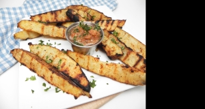 Crispy Grilled Potato Wedges